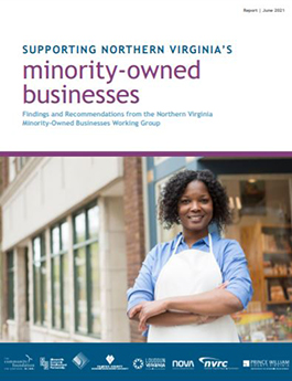 Minority business report cover page