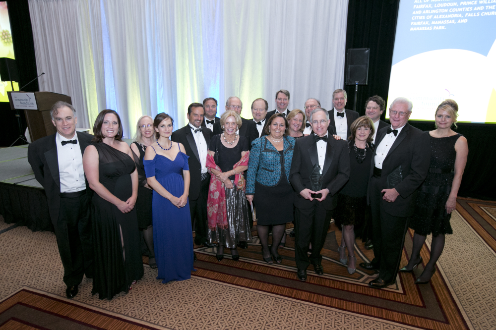 Richard Duvall and members of the Holland & Knight team at the 2014 Sweet Home Virginia Gala